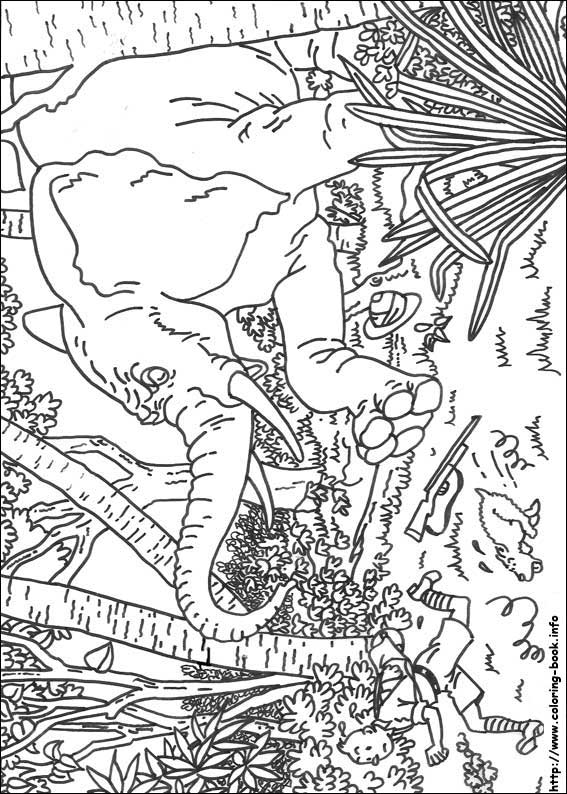 Tintin coloring picture
