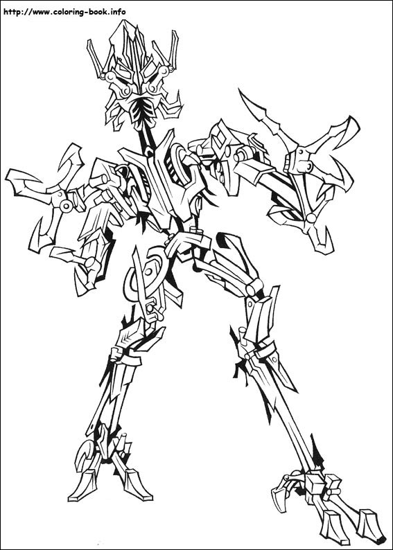 Transformers coloring picture