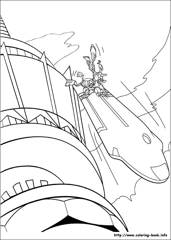 Transformers coloring picture