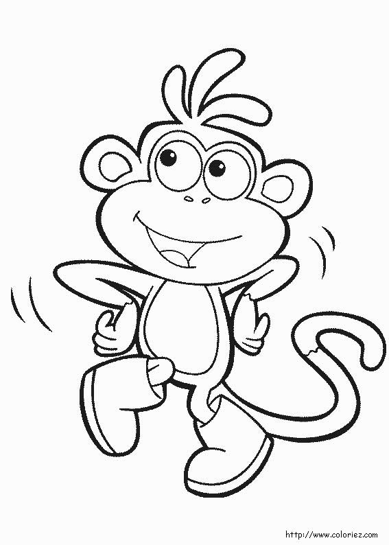 Dora the Explorer coloring picture