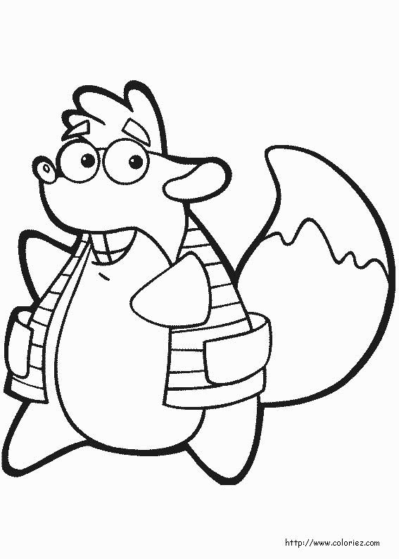 Dora the Explorer coloring picture
