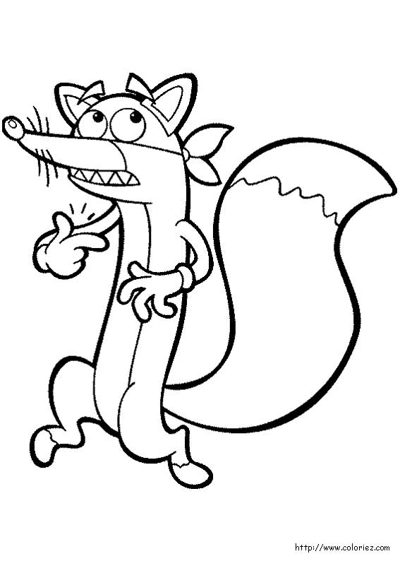 Dora the Explorer coloring picture