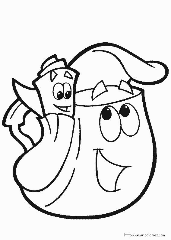 Dora the Explorer coloring picture
