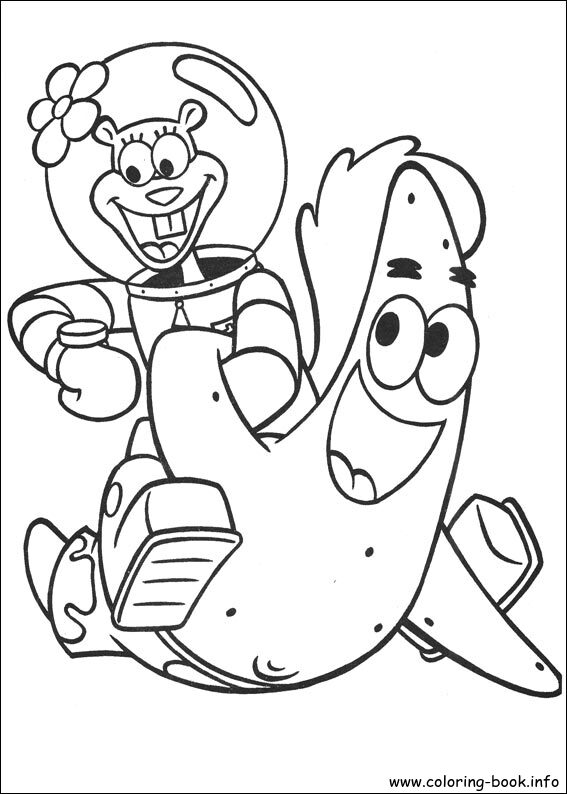SpongeBob SquarePants coloring picture