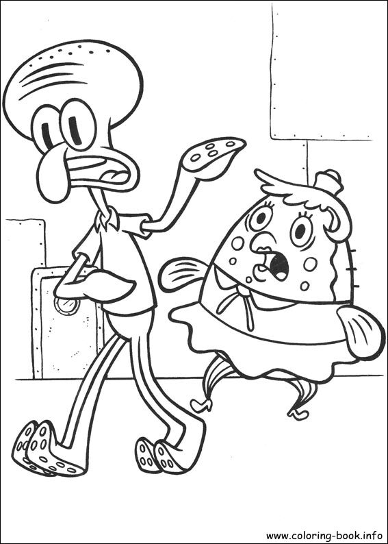 SpongeBob SquarePants coloring picture