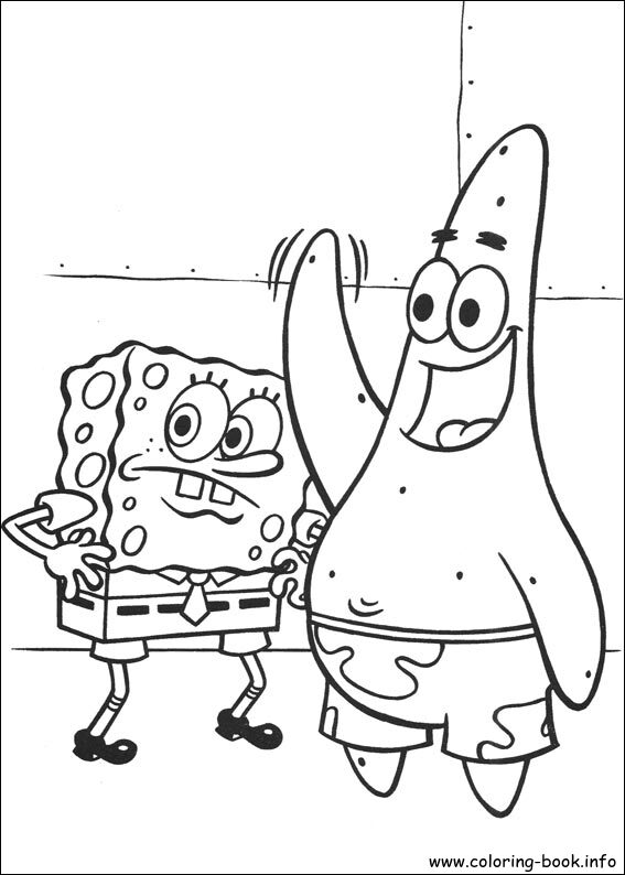 SpongeBob SquarePants coloring picture