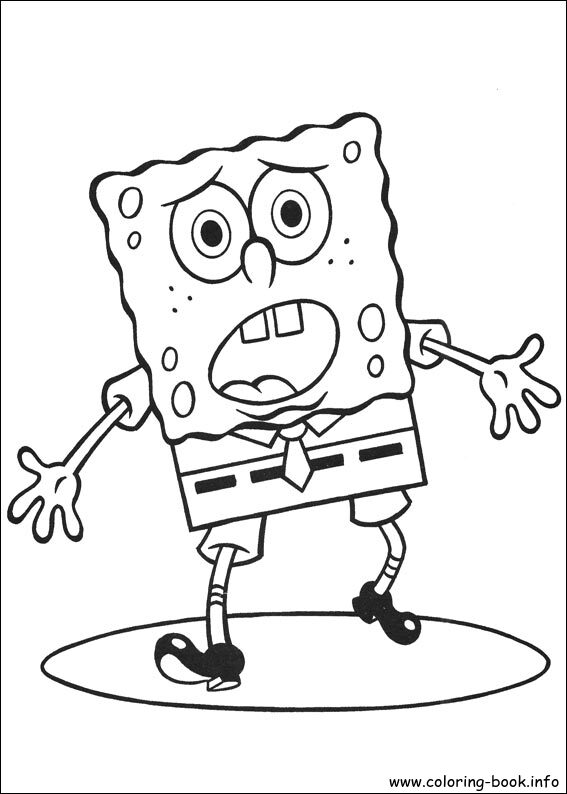 SpongeBob SquarePants coloring picture