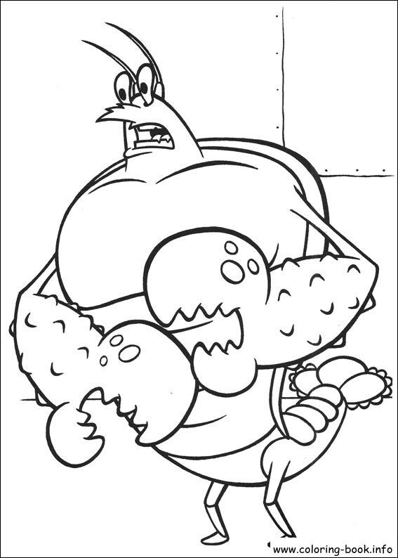 SpongeBob SquarePants coloring picture