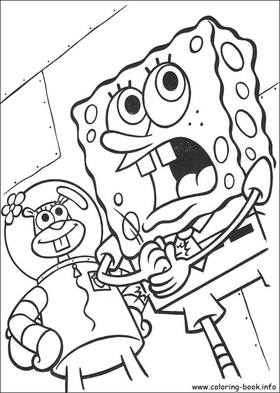 SpongeBob SquarePants coloring picture