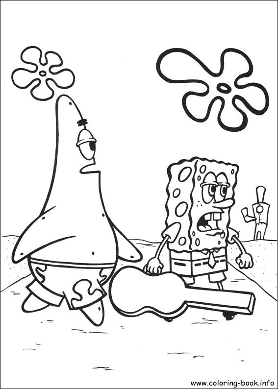 SpongeBob SquarePants coloring picture