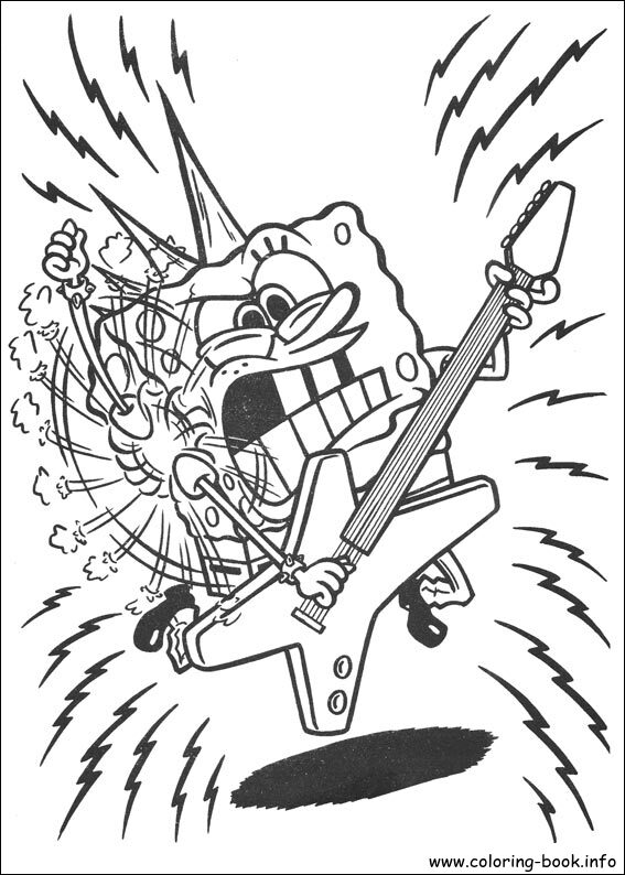 SpongeBob SquarePants coloring picture