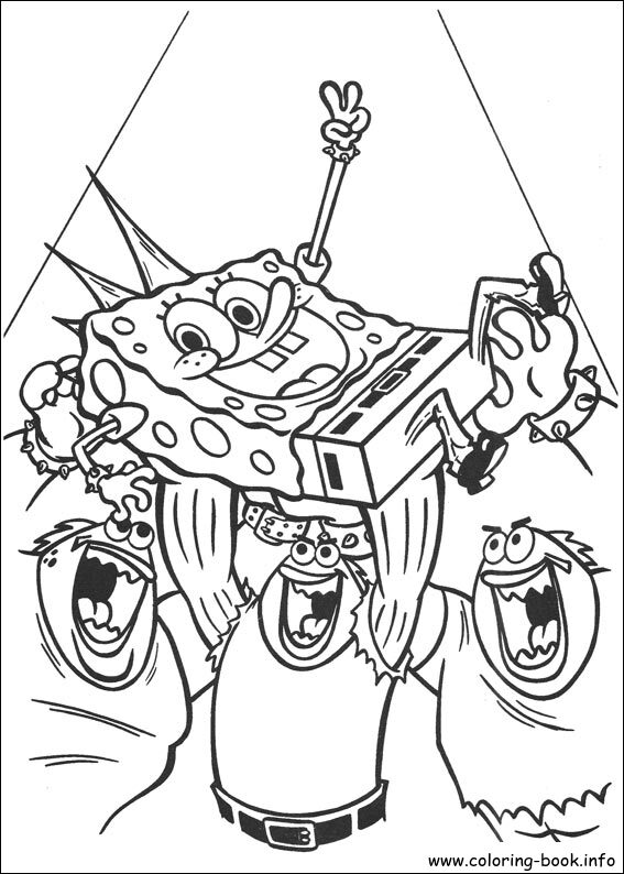 SpongeBob SquarePants coloring picture