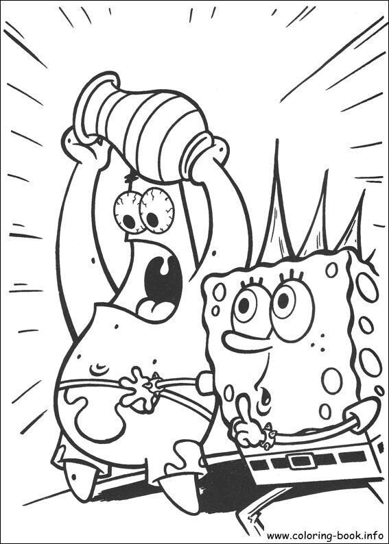 SpongeBob SquarePants coloring picture