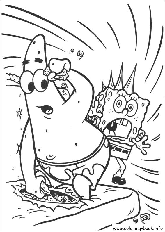 SpongeBob SquarePants coloring picture