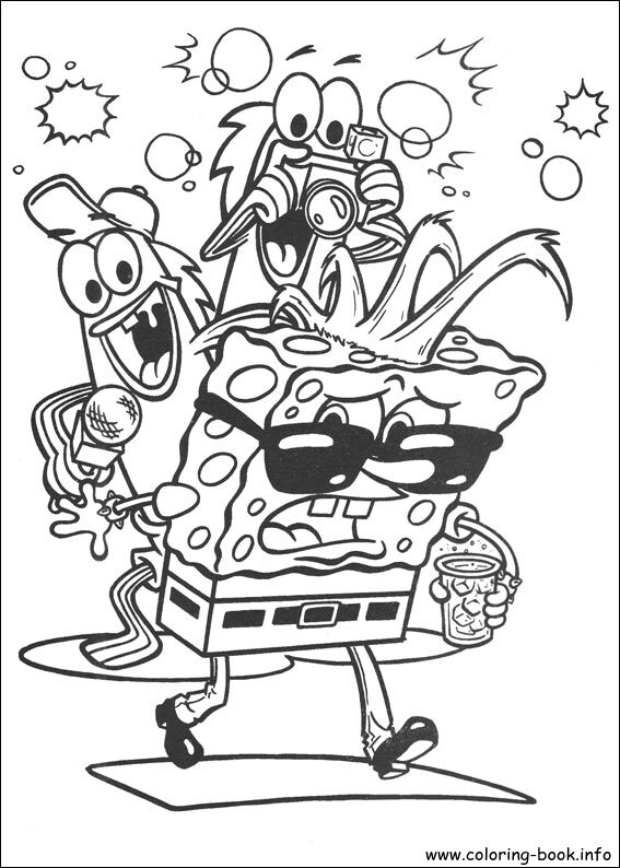 SpongeBob SquarePants coloring picture