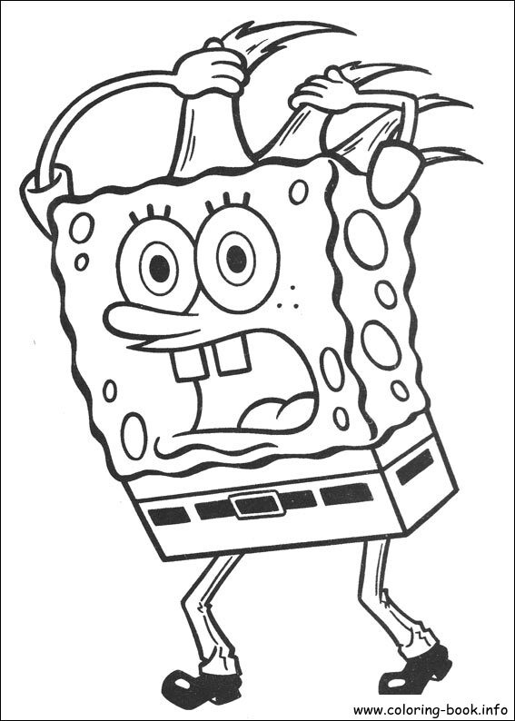 SpongeBob SquarePants coloring picture