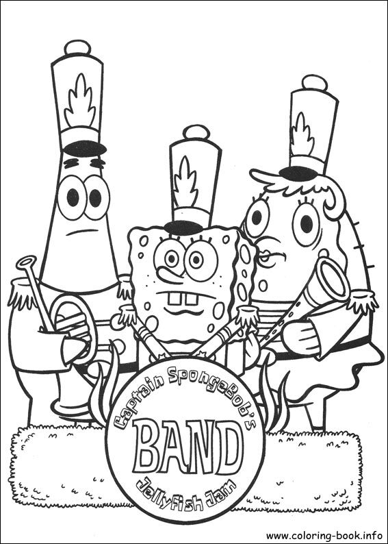 SpongeBob SquarePants coloring picture