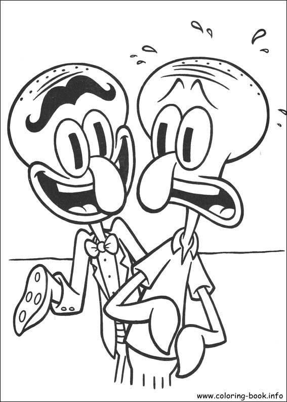 SpongeBob SquarePants coloring picture