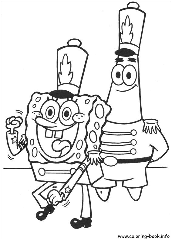 SpongeBob SquarePants coloring picture