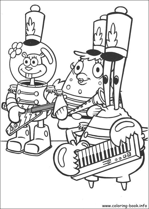 SpongeBob SquarePants coloring picture