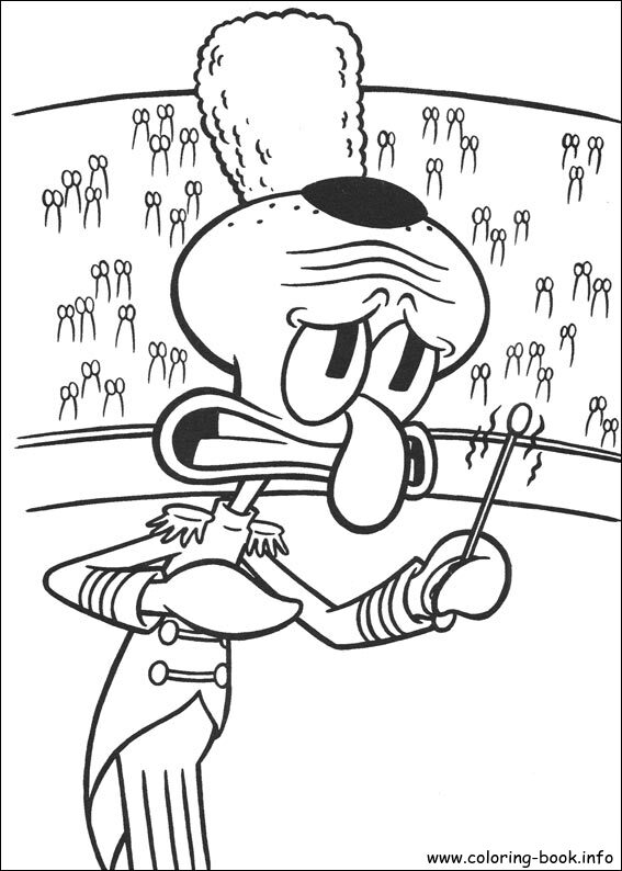 SpongeBob SquarePants coloring picture