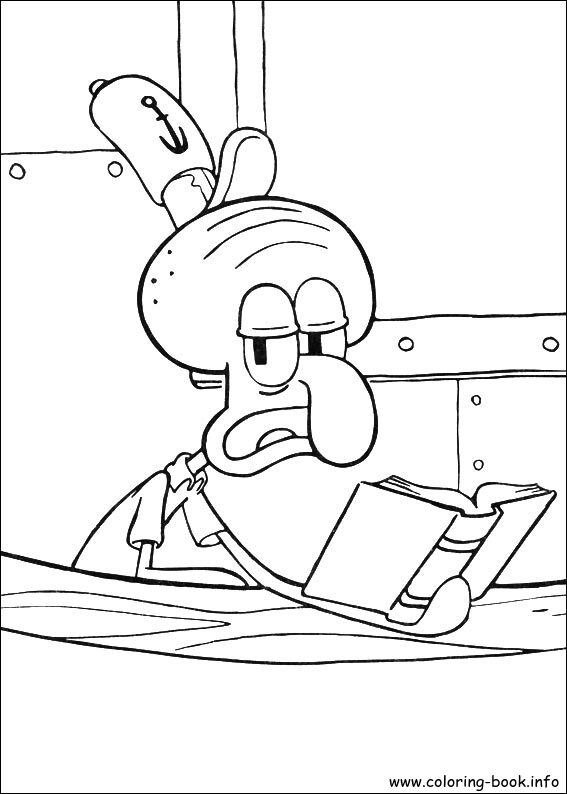 SpongeBob SquarePants coloring picture