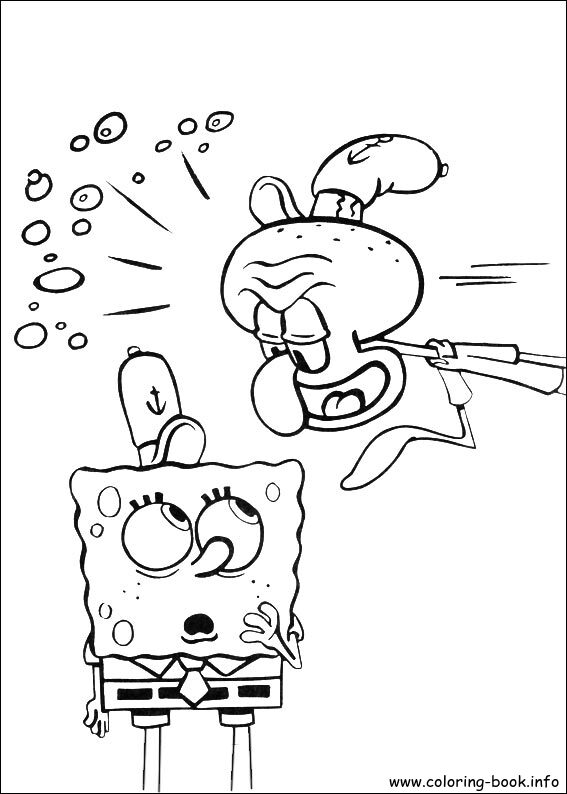 SpongeBob SquarePants coloring picture
