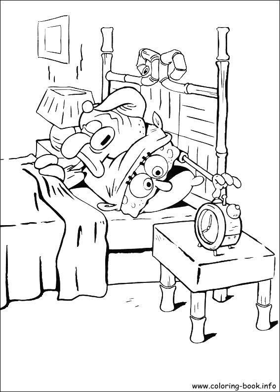 SpongeBob SquarePants coloring picture