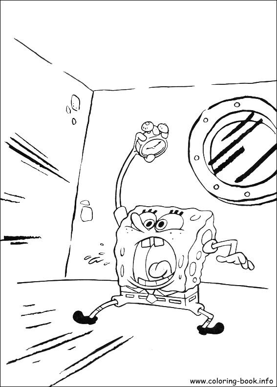 SpongeBob SquarePants coloring picture