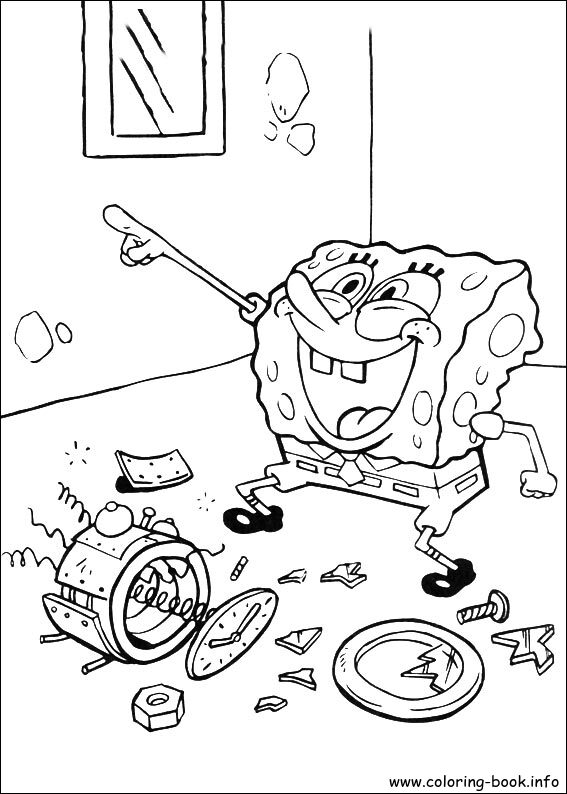 SpongeBob SquarePants coloring picture