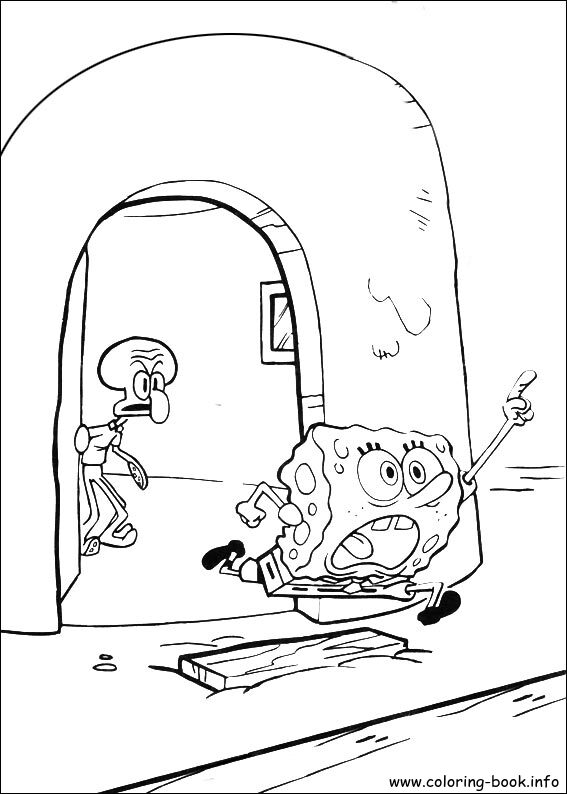 SpongeBob SquarePants coloring picture