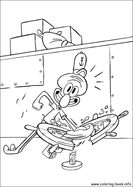 SpongeBob SquarePants coloring picture