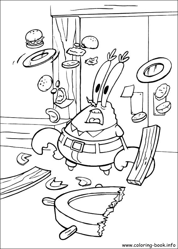 SpongeBob SquarePants coloring picture
