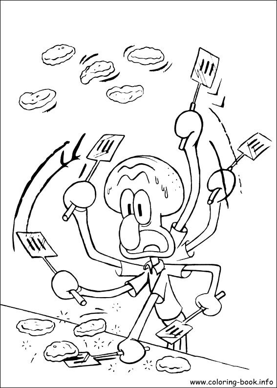 SpongeBob SquarePants coloring picture