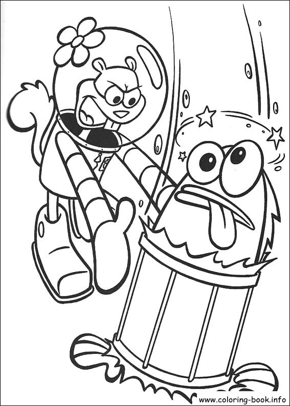 SpongeBob SquarePants coloring picture
