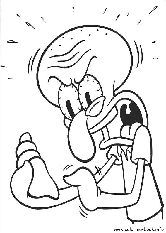 SpongeBob SquarePants coloring picture