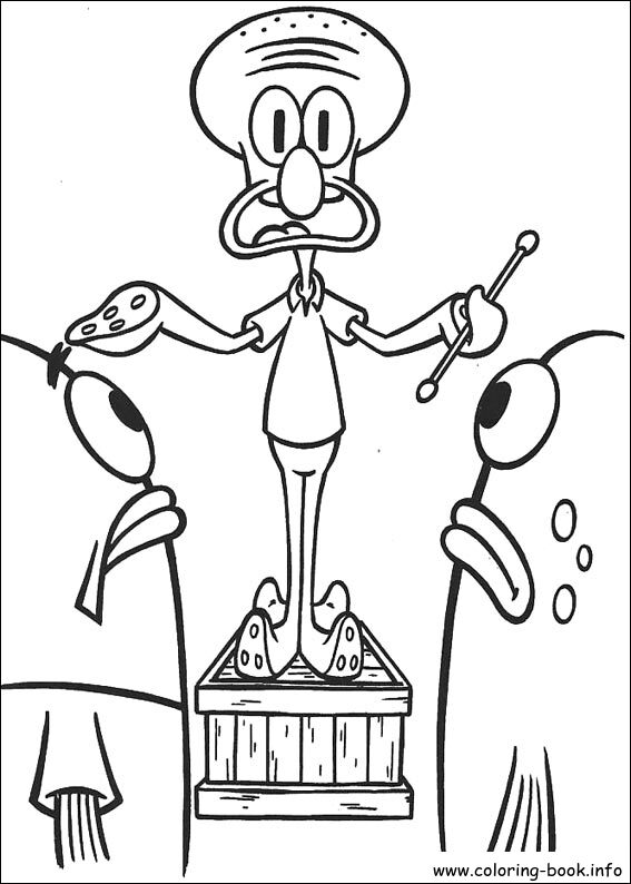 SpongeBob SquarePants coloring picture