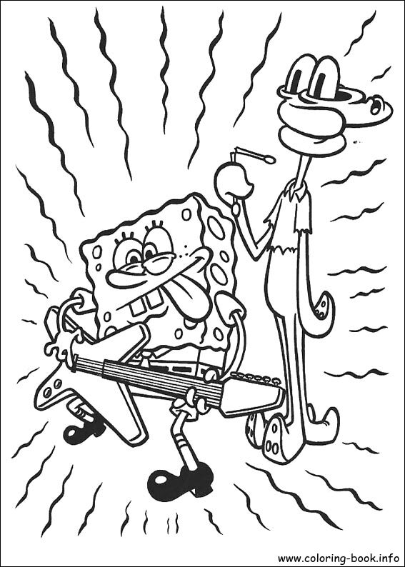 SpongeBob SquarePants coloring picture