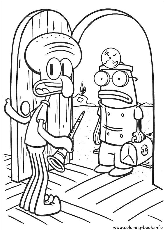 SpongeBob SquarePants coloring picture