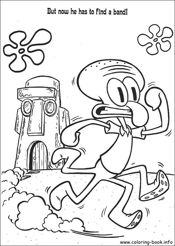 SpongeBob SquarePants coloring picture