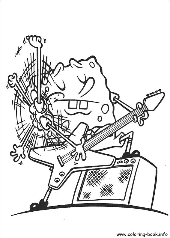 SpongeBob SquarePants coloring picture