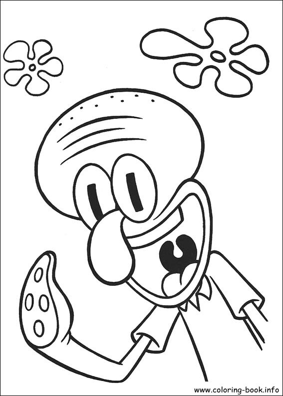SpongeBob SquarePants coloring picture