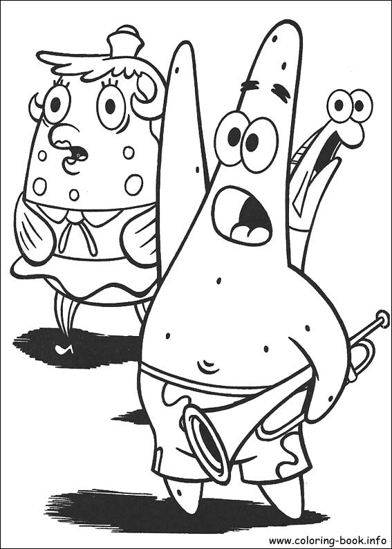 SpongeBob SquarePants coloring picture