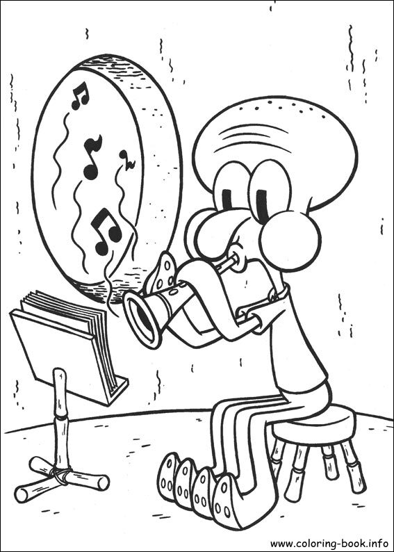 SpongeBob SquarePants coloring picture