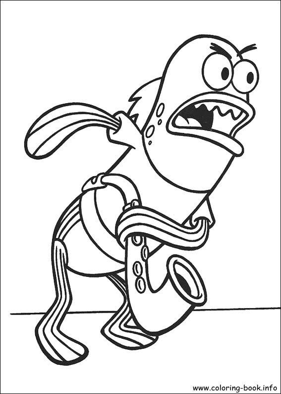 SpongeBob SquarePants coloring picture