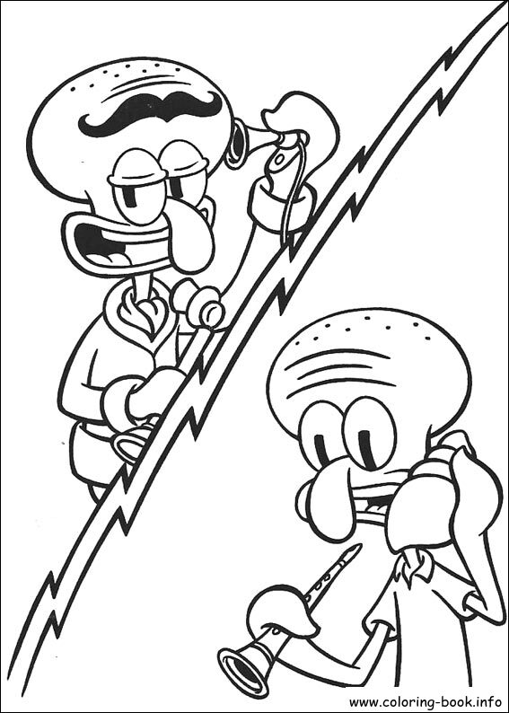 SpongeBob SquarePants coloring picture