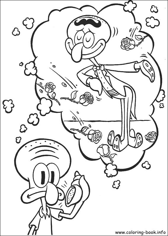 SpongeBob SquarePants coloring picture