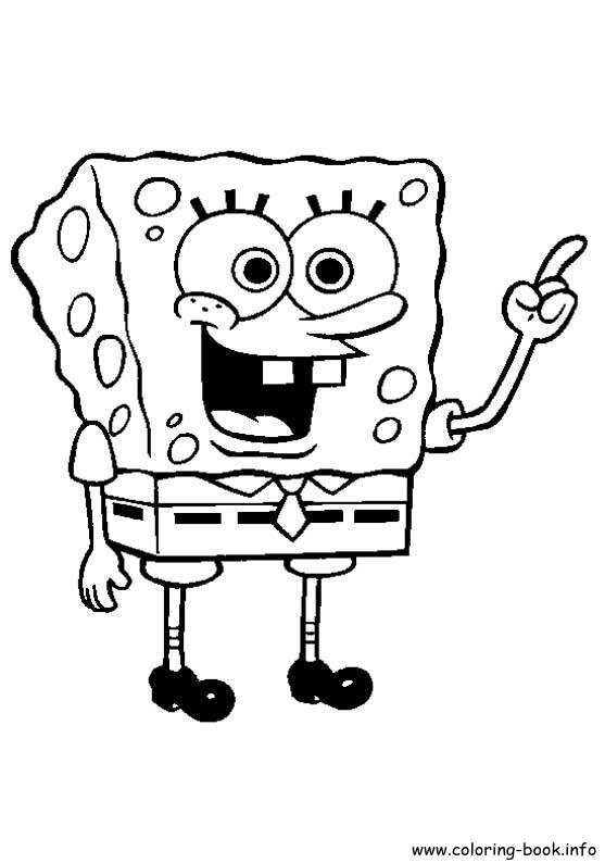 SpongeBob SquarePants coloring picture