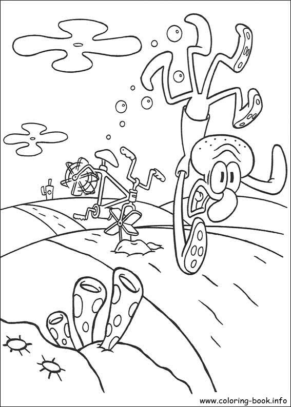 SpongeBob SquarePants coloring picture