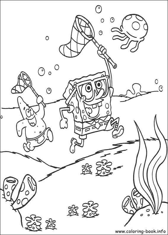 SpongeBob SquarePants coloring picture